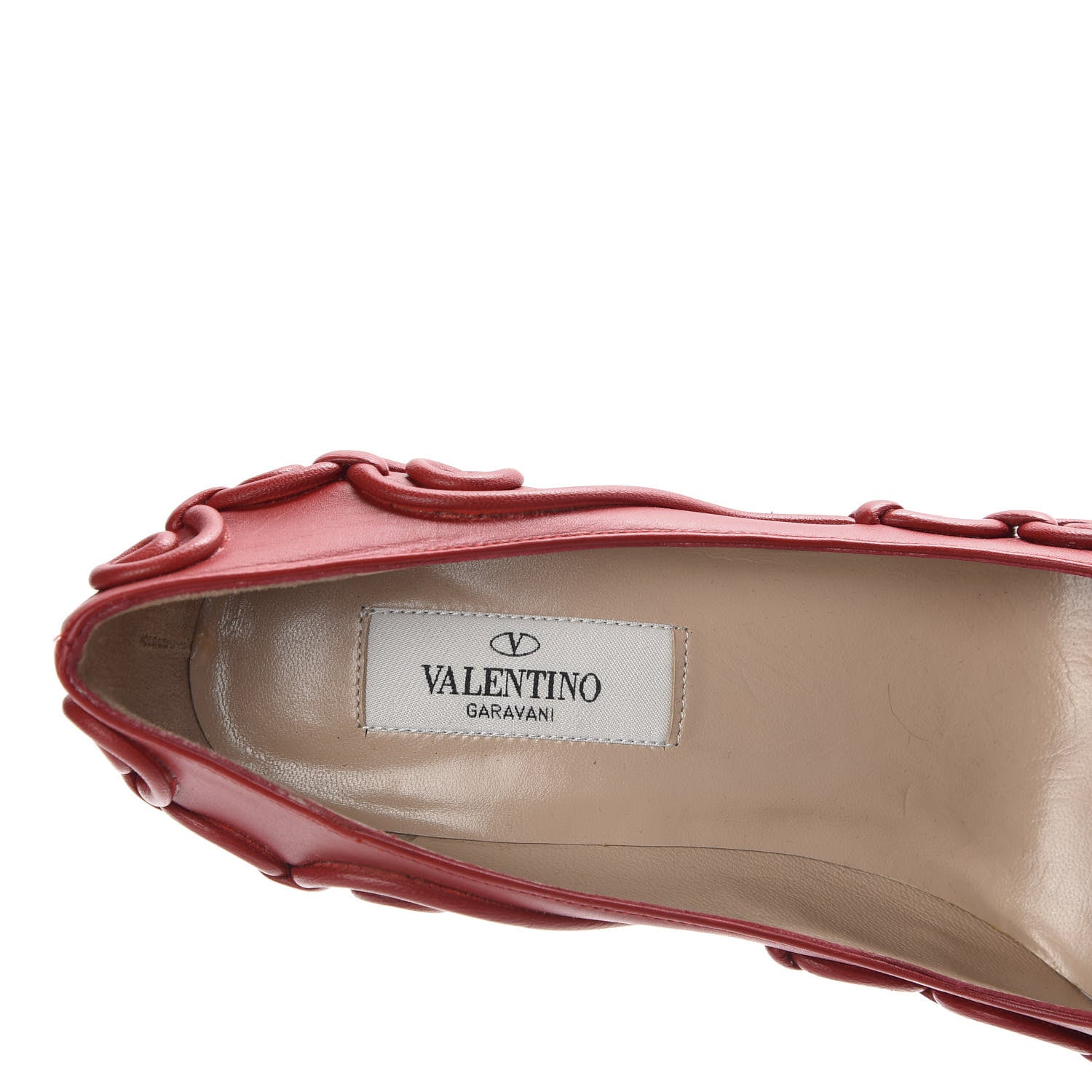 Valentino Garavani Nappa Swirl Pumps 36.5 Rosso Valentino 7 of 10