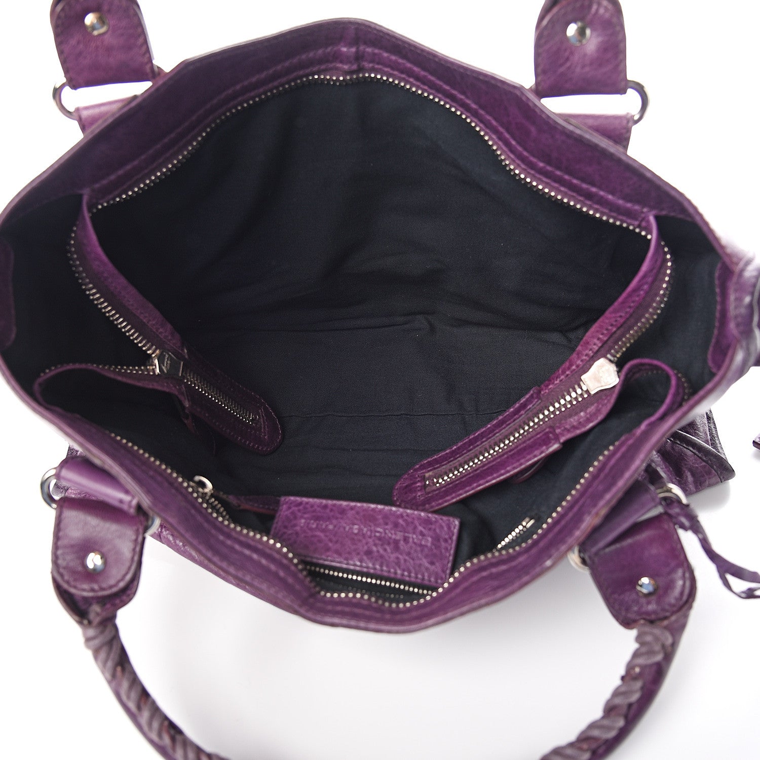 Balenciaga Agneau Giant 21 Silver Hardware City Raisin 4 of 9