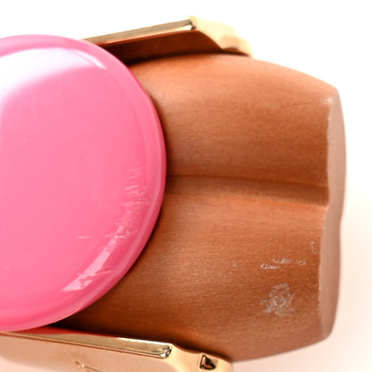 Louis Vuitton Wood Monogram Vivienne Puppet Bag Charm Key Holder Pink 5 of 5