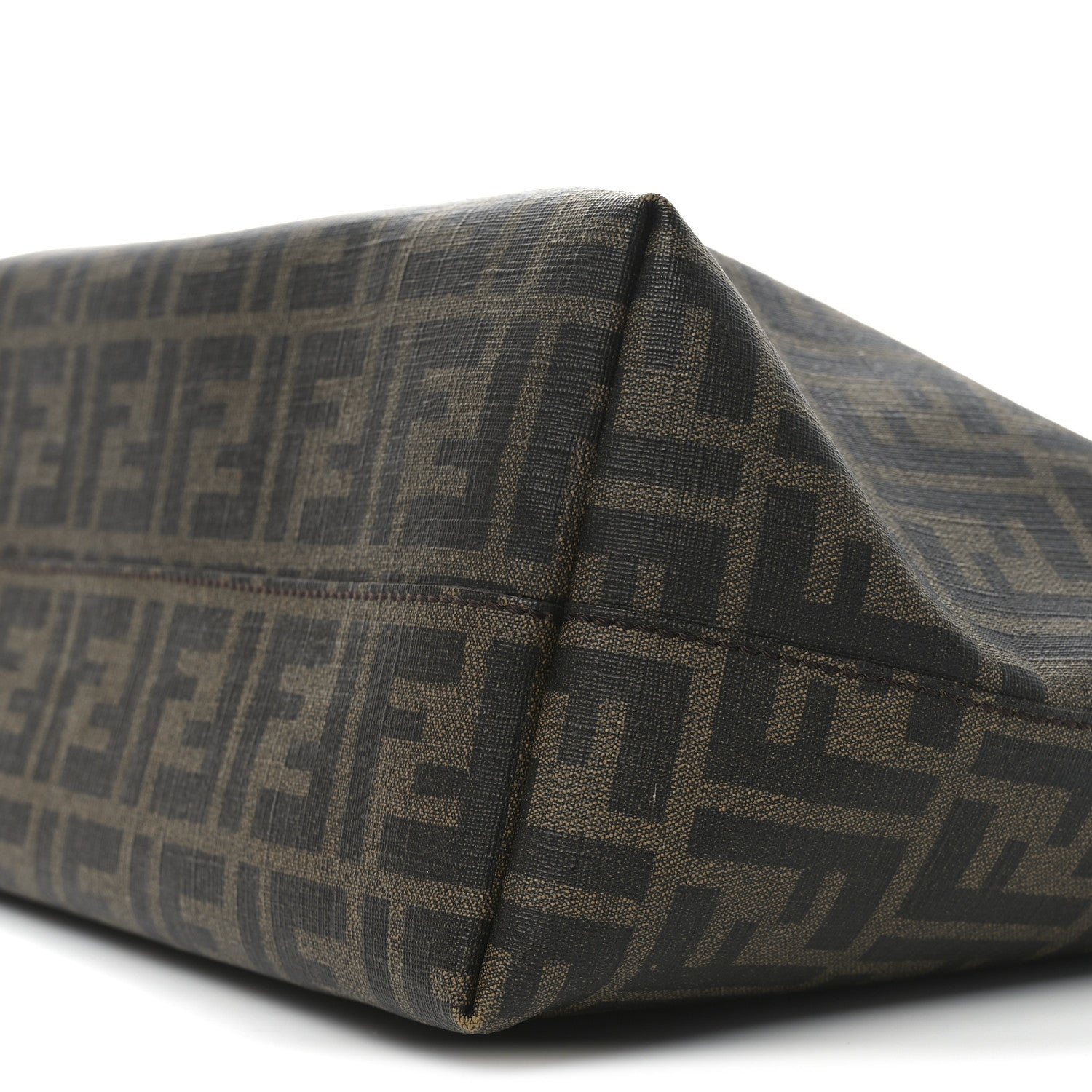 Fendi Zucca Spalmati Small Roll Tote Tobacco Viola 10 of 10