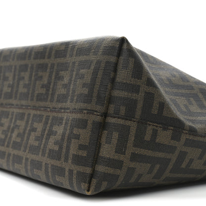 Fendi Zucca Spalmati Small Roll Tote Tobacco Viola 10 of 10