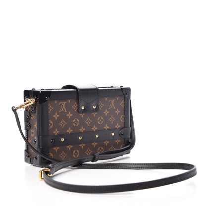 Louis Vuitton Monogram Petite Malle Black 3 of 10