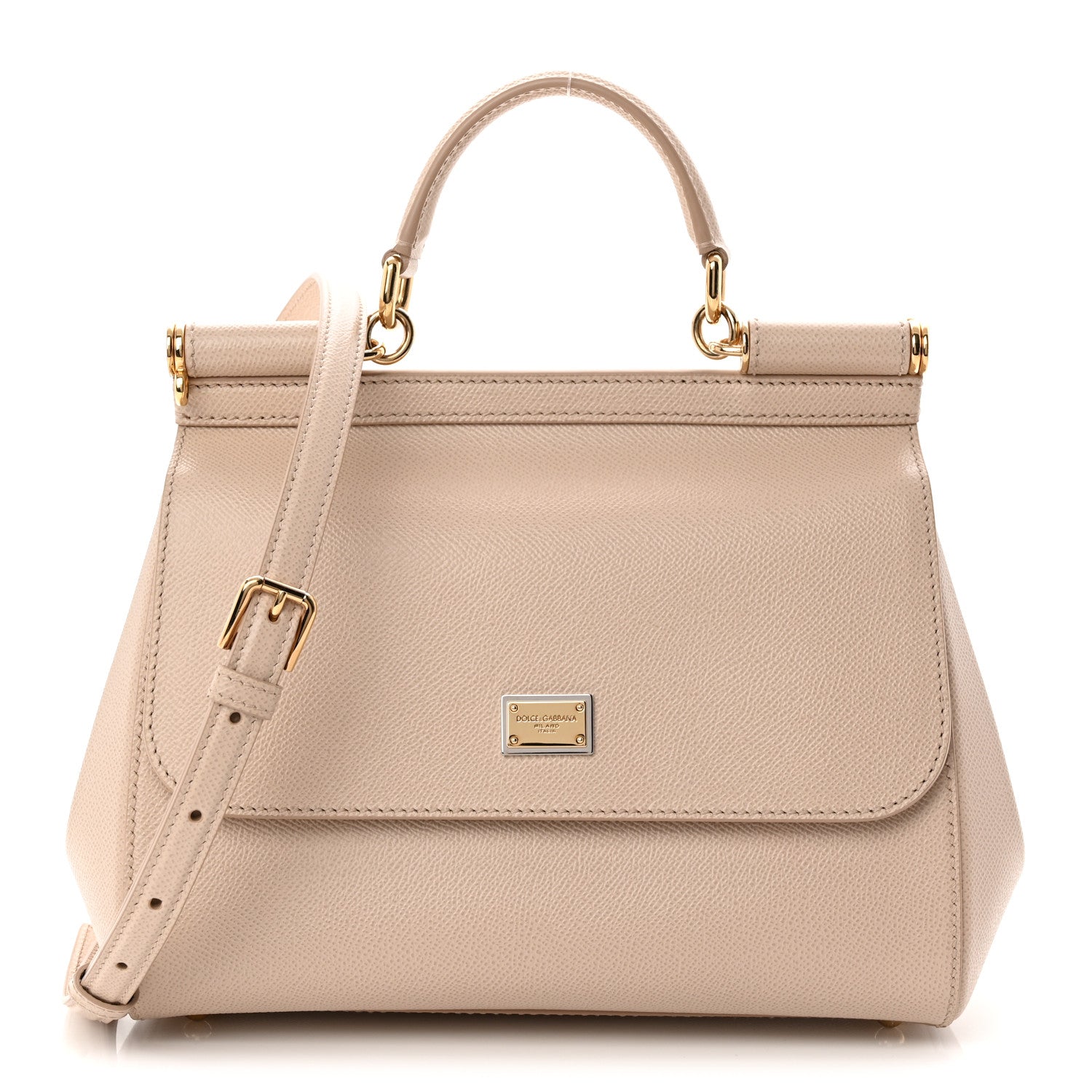 Dolce & Gabbana Dauphine Medium Miss Sicily Satchel Rose Carne 1 of 9