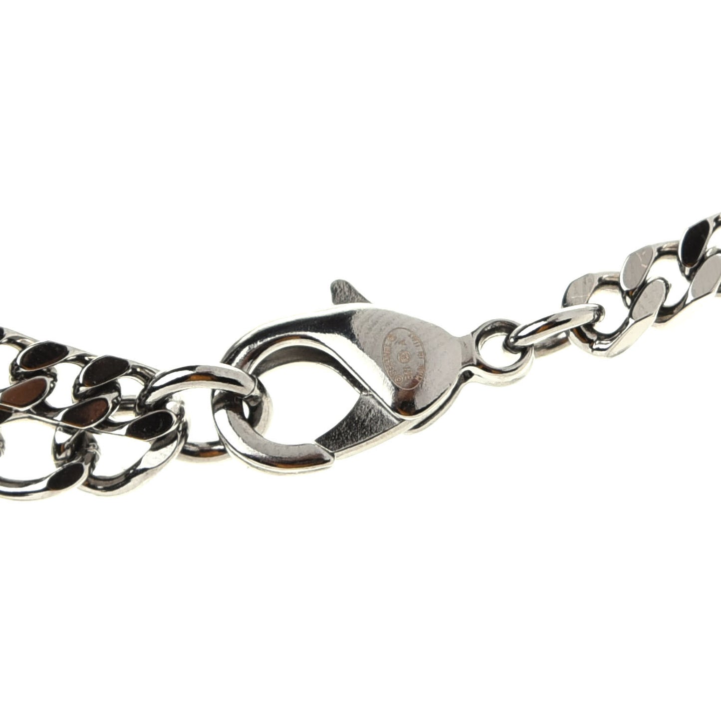 Ruthenium Crystal Chain CC Choker Silver