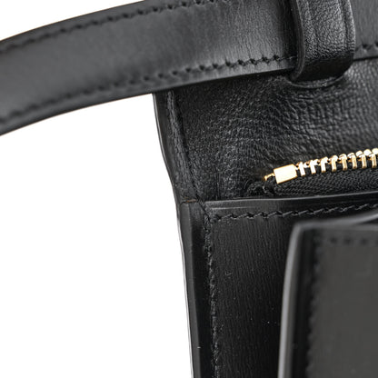 Celine Box Calfskin Medium Classic Box Flap Bag Black 12 of 13