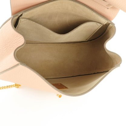 Chloe Grained Lambskin Drew Shoulder Bag Cement Pink 5 of 8