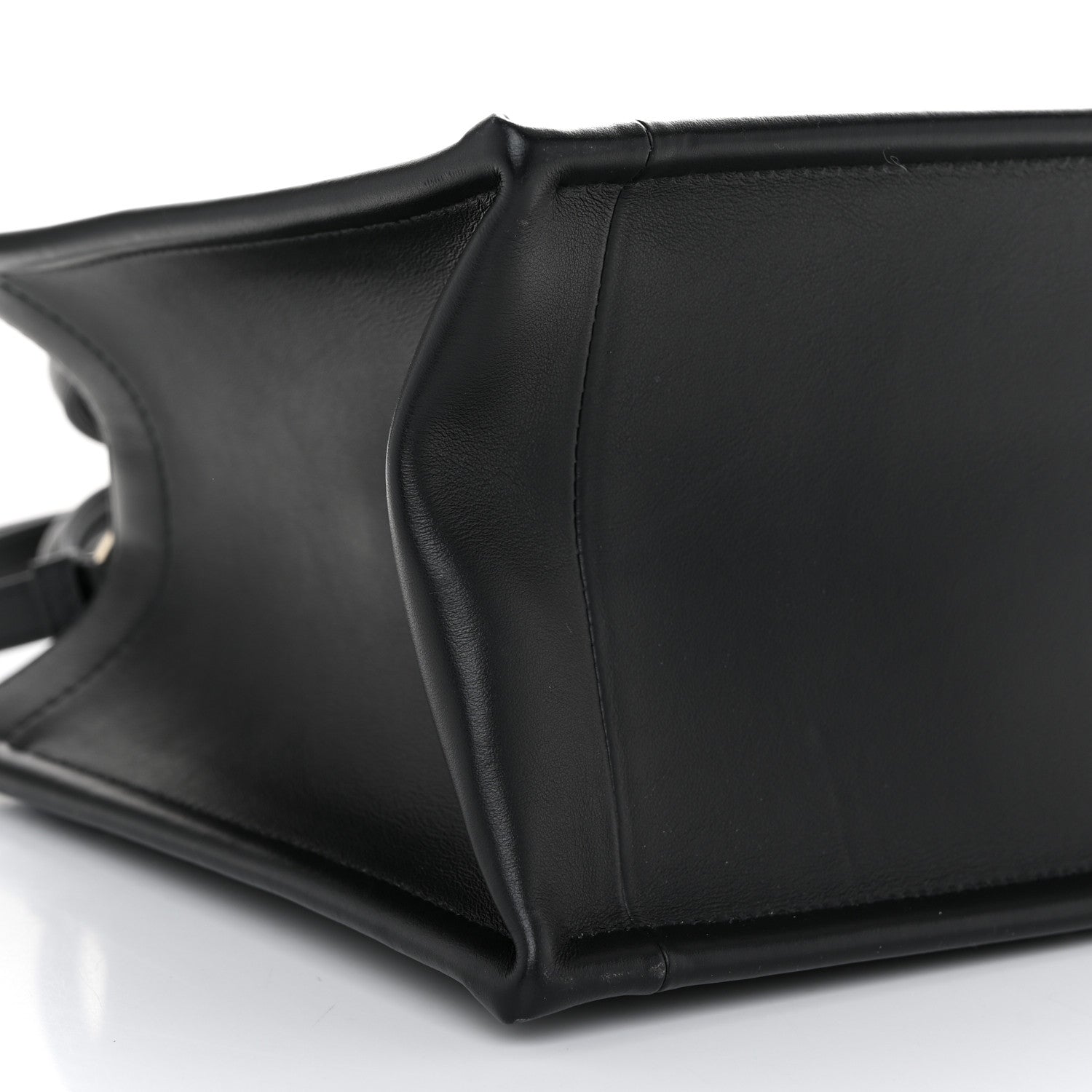 Christian Dior Calfskin Macro Cannage Small Book Tote Black 9 of 10