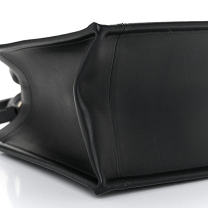 Christian Dior Calfskin Macro Cannage Small Book Tote Black 9 of 10