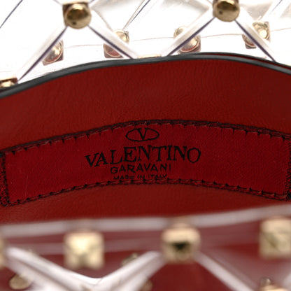 Valentino Garavani PVC Small Rockstud Spike Shoulder Bag 6 of 10