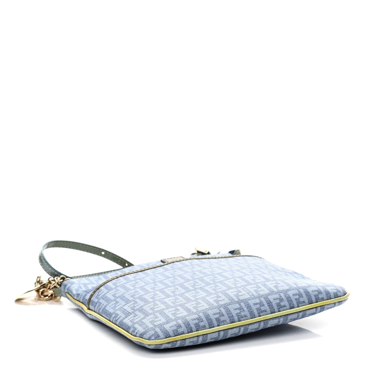 Fendi Zucchino Patent Small Forever Crossbody Celeste Grigio Lunai Multicolor 4 of 17