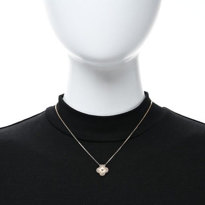 Van Cleef & Arpels 18K Yellow Gold Guilloche Vintage Alhambra Pendant Necklace 3 of 4