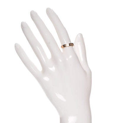 Tiffany 18K Rose Gold Diamond Atlas Pierced Ring 6.75 2 of 5
