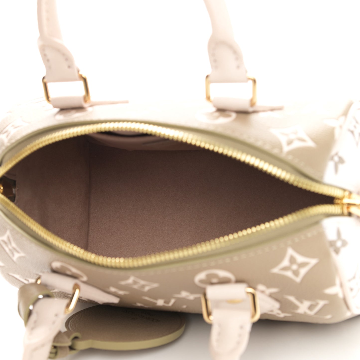 Empreinte Monogram Spring in the City Speedy Bandouliere 20 Kaki Beige Cream