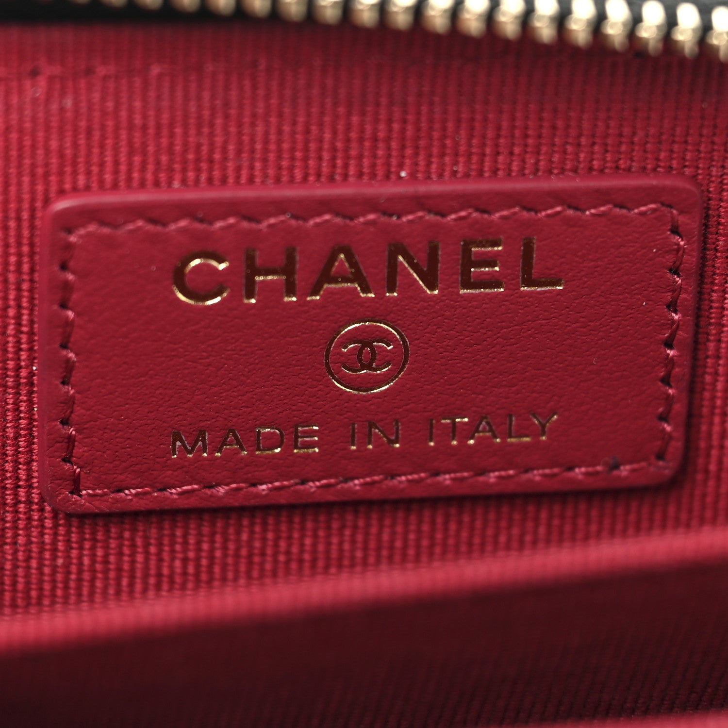 Chanel Lambskin Quilted Chanel 19 Zip Around Coin Purse Wallet Black 6 of 11