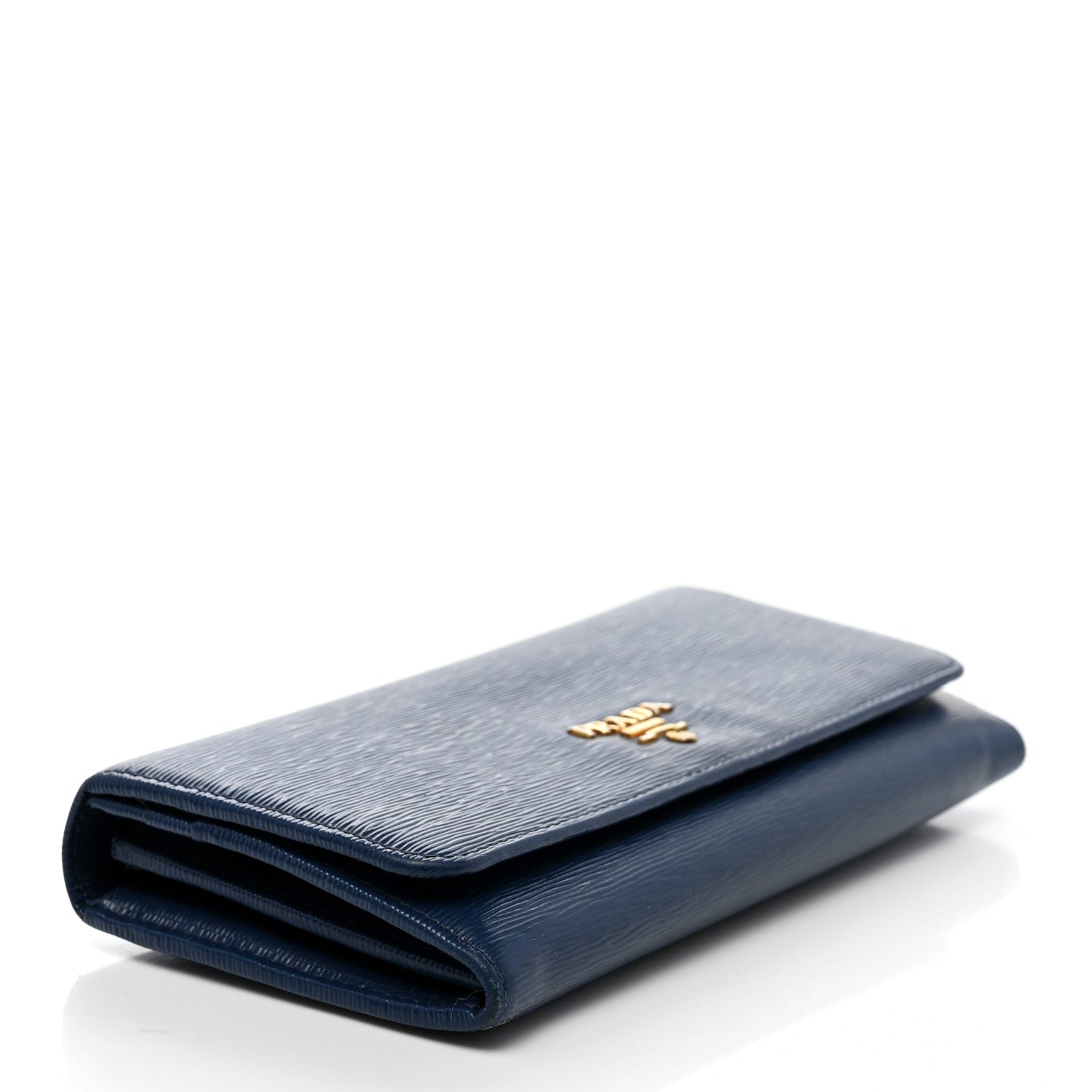 Prada Vitello Move Continental Flap Travel Wallet Bleuette 5 of 8