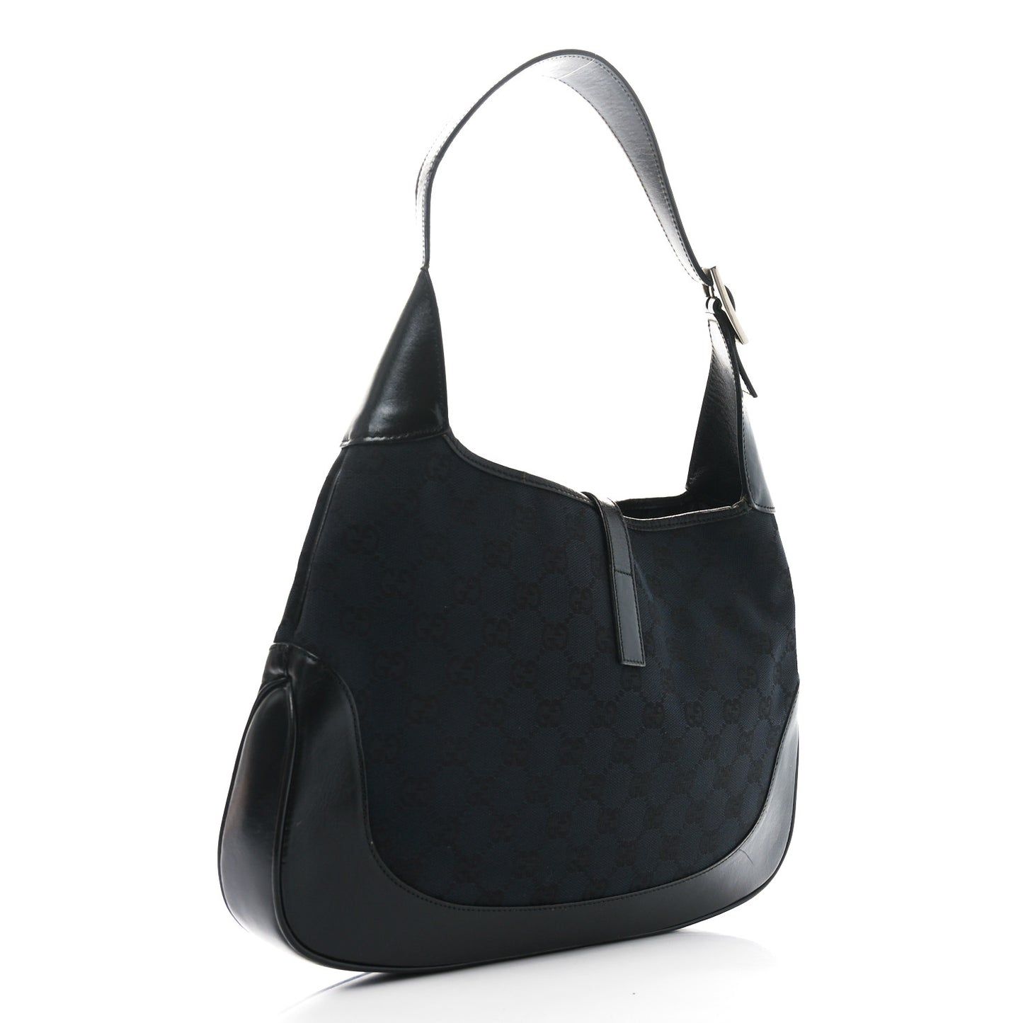 Monogram Small Jackie O Hobo Black