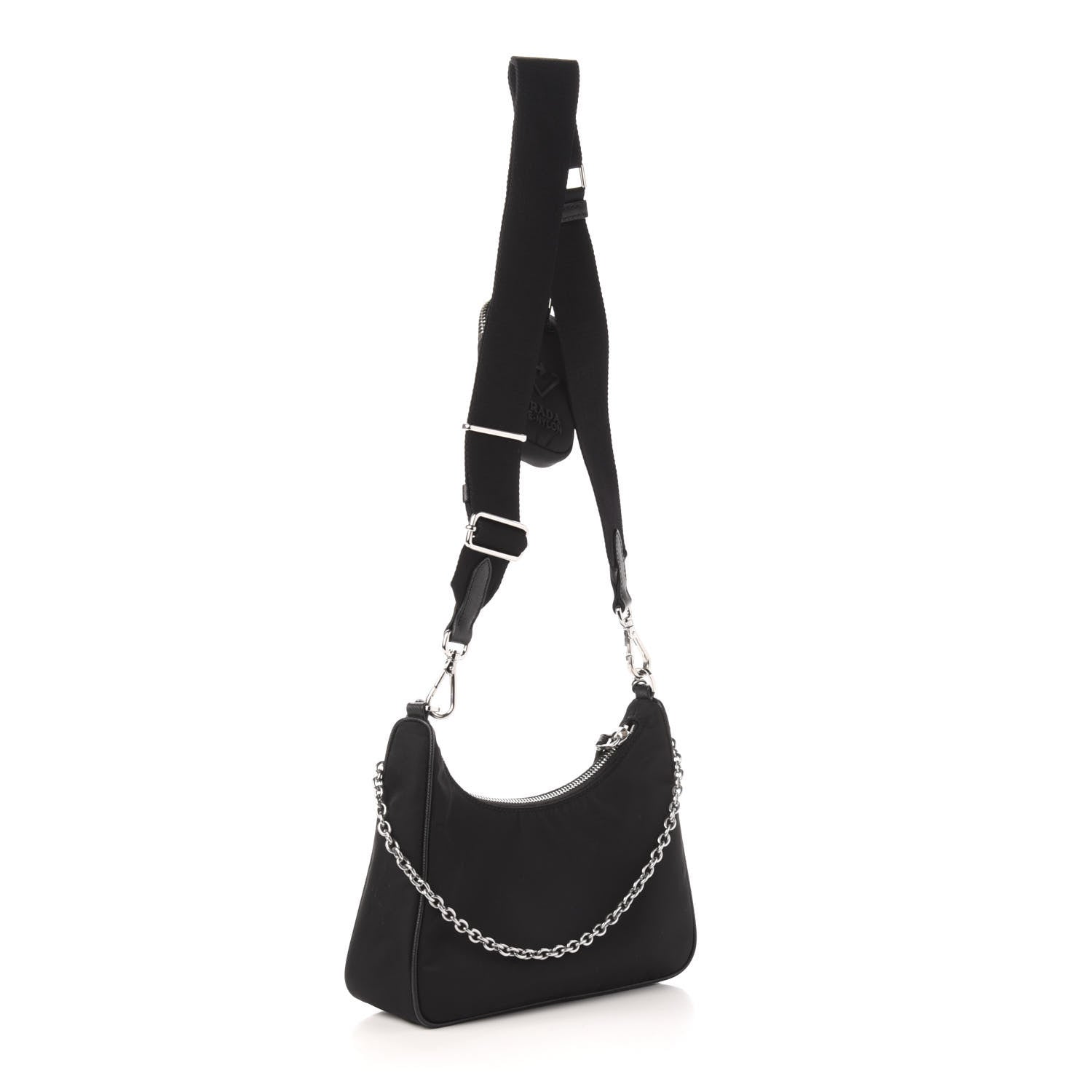 Prada Nylon Re-Edition 2005 Shoulder Bag Black 3 of 13
