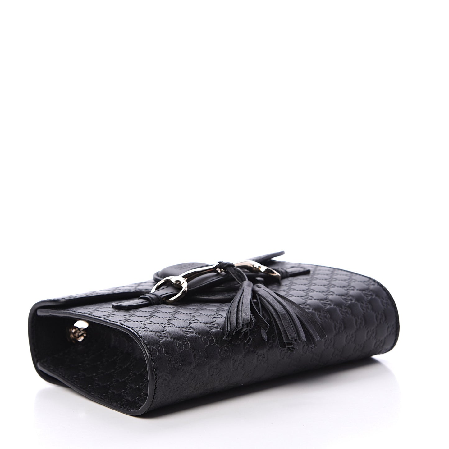 Microguccissima Mini Emily Shoulder Bag Black