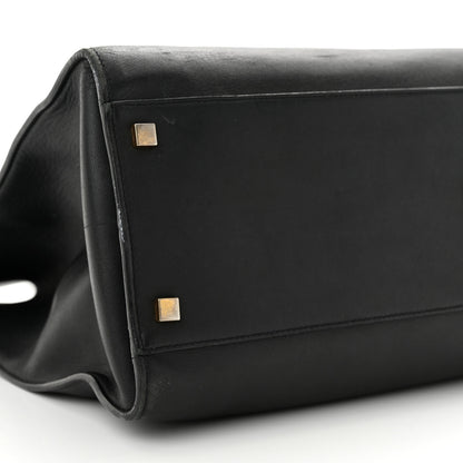 Saint Laurent Calfskin Large Manhattan Shopper Tote Black 8 of 16