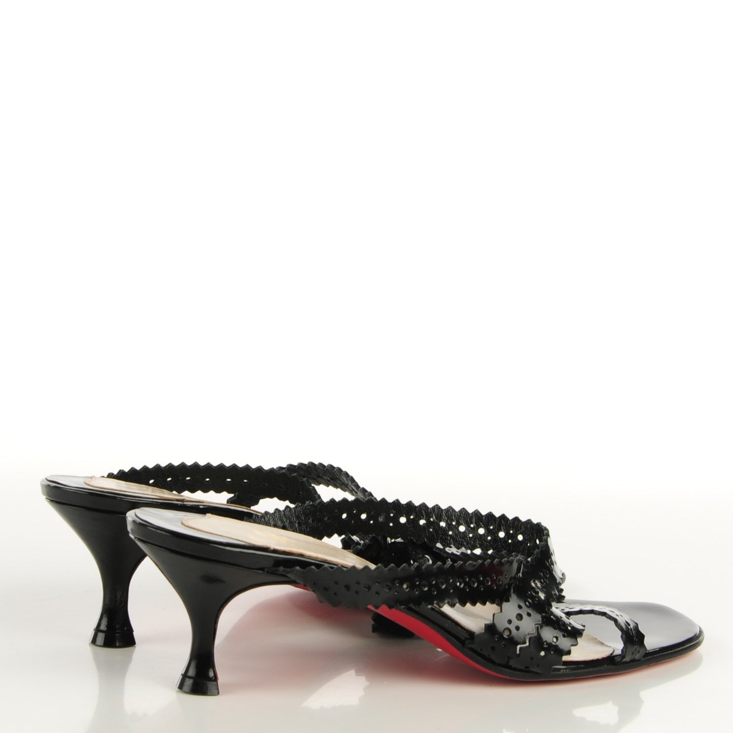 Patent Sandals 39 Black