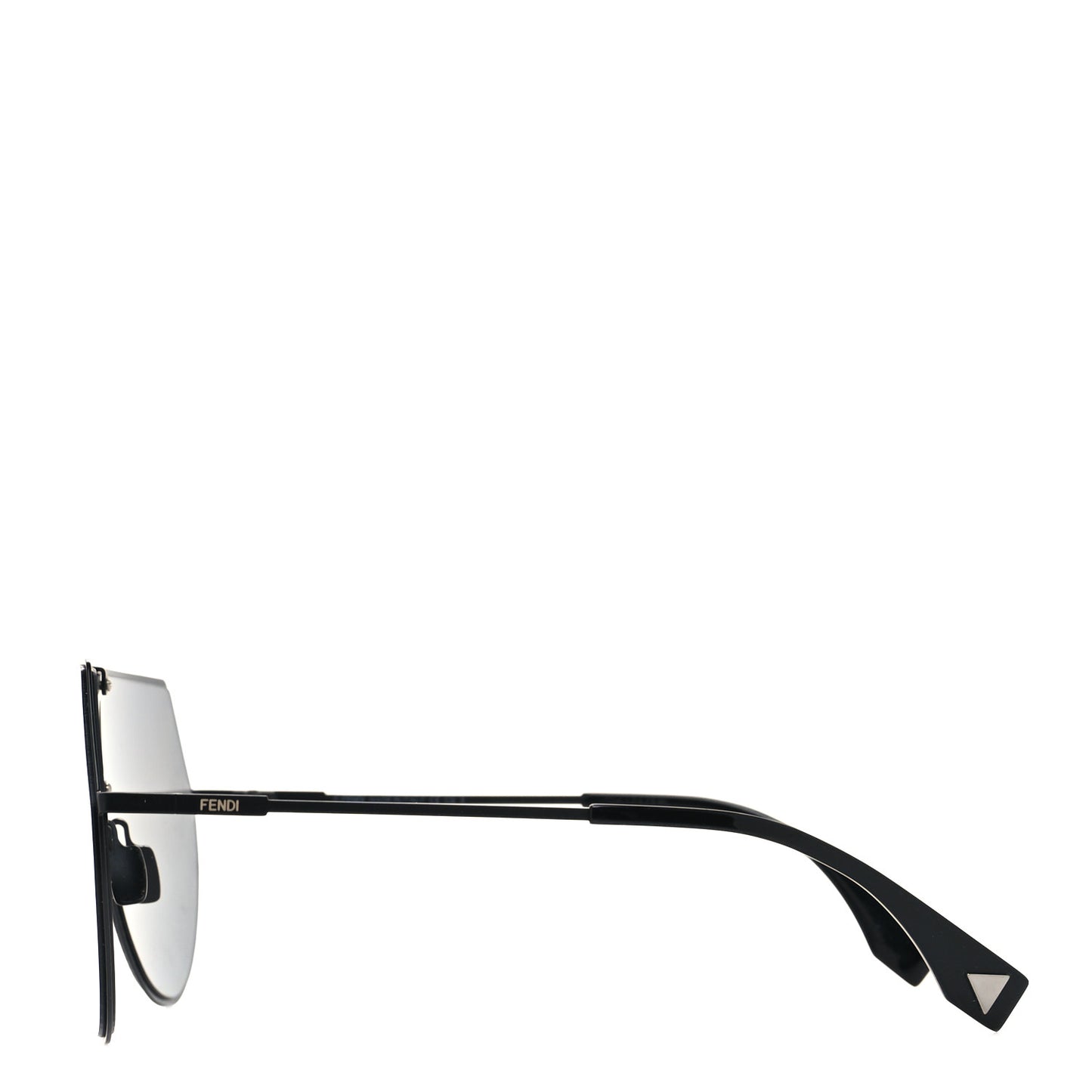 Metal Mirrored Eyeline Sunglasses FF 0193/S Black