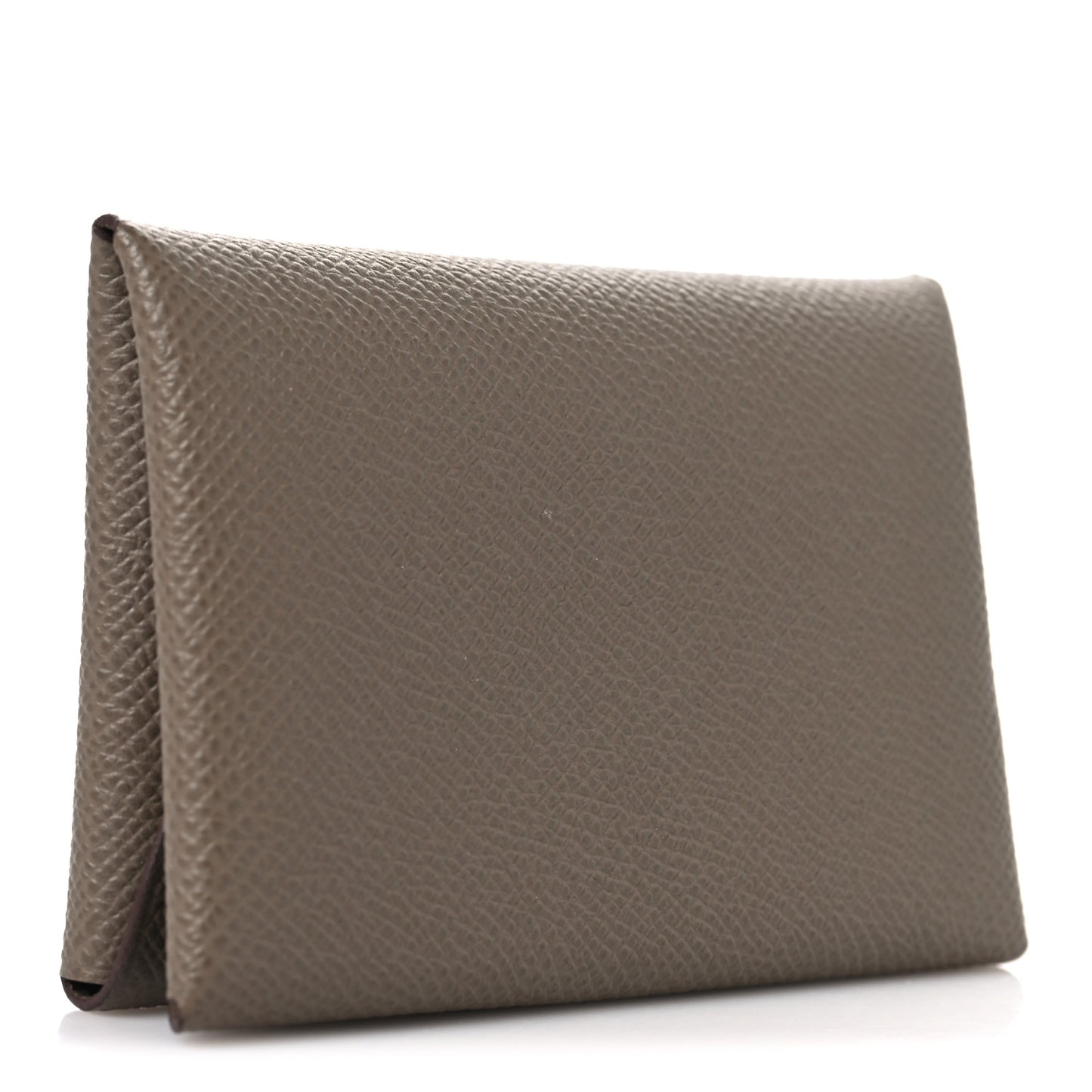 Epsom Calvi Duo Card Case Etoupe