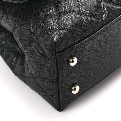 Chanel Caviar Quilted Mini Coco Handle Flap Black 10 of 12