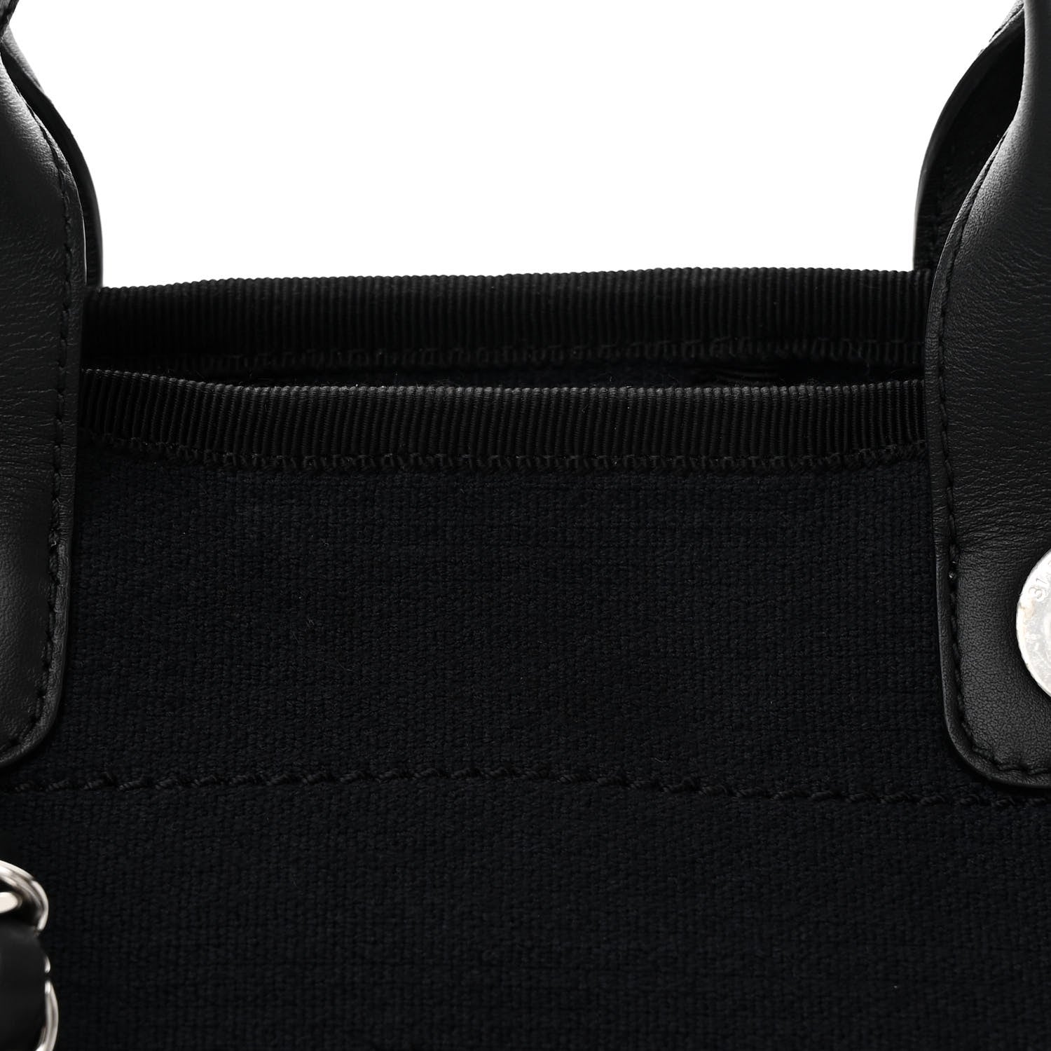 Chanel Mixed Fibers Small Deauville Tote Black 10 of 13