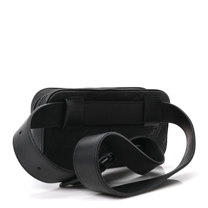 Louis Vuitton Taurillon Monogram Uniformes Solar Ray Soft Pochette Volga Belt Bag Black 3 of 9