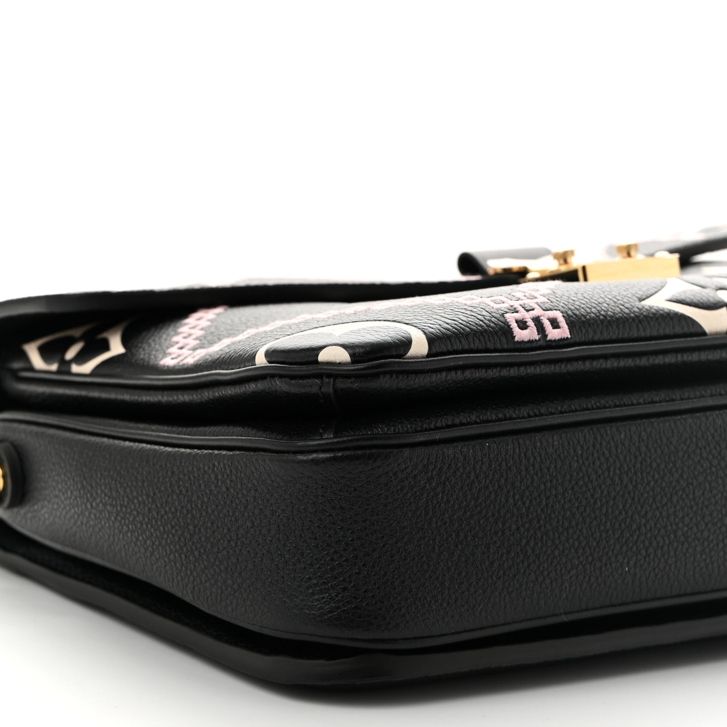 Empreinte Monogram Giant Broderies Pochette Metis Black