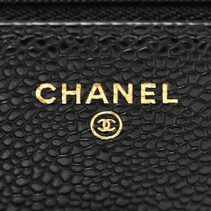 Chanel Caviar Quilted Wallet On Chain WOC Black 6 of 13