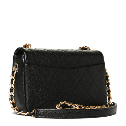 Chanel Caviar Quilted Small Fashion Therapy Flap Bag Black 2 of 11