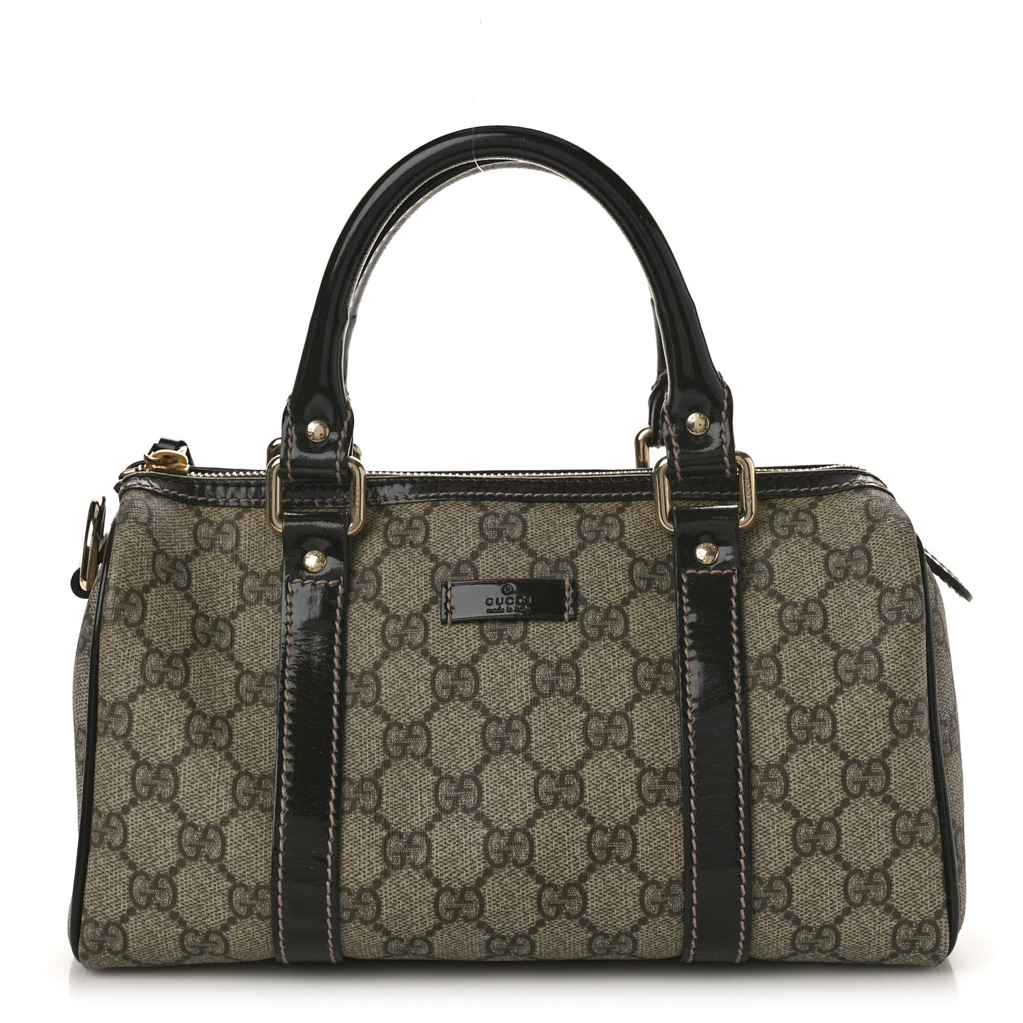 GG Plus Monogram Small Joy Boston Dark Brown