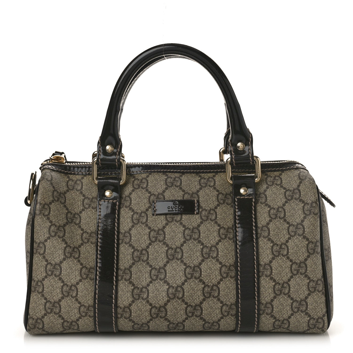 Gucci GG Plus Monogram Small Joy Boston Dark Brown 1 of 9