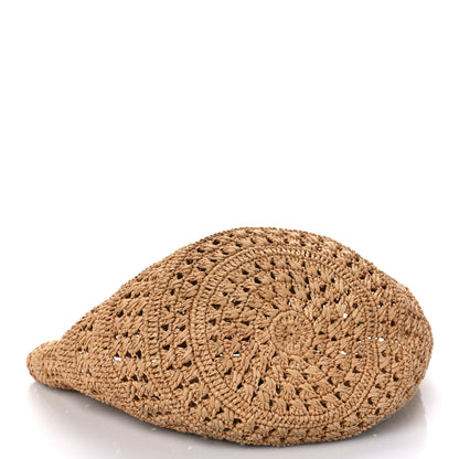 Saint Laurent Raffia Calfskin Small Panier Tote Naturel 4 of 8