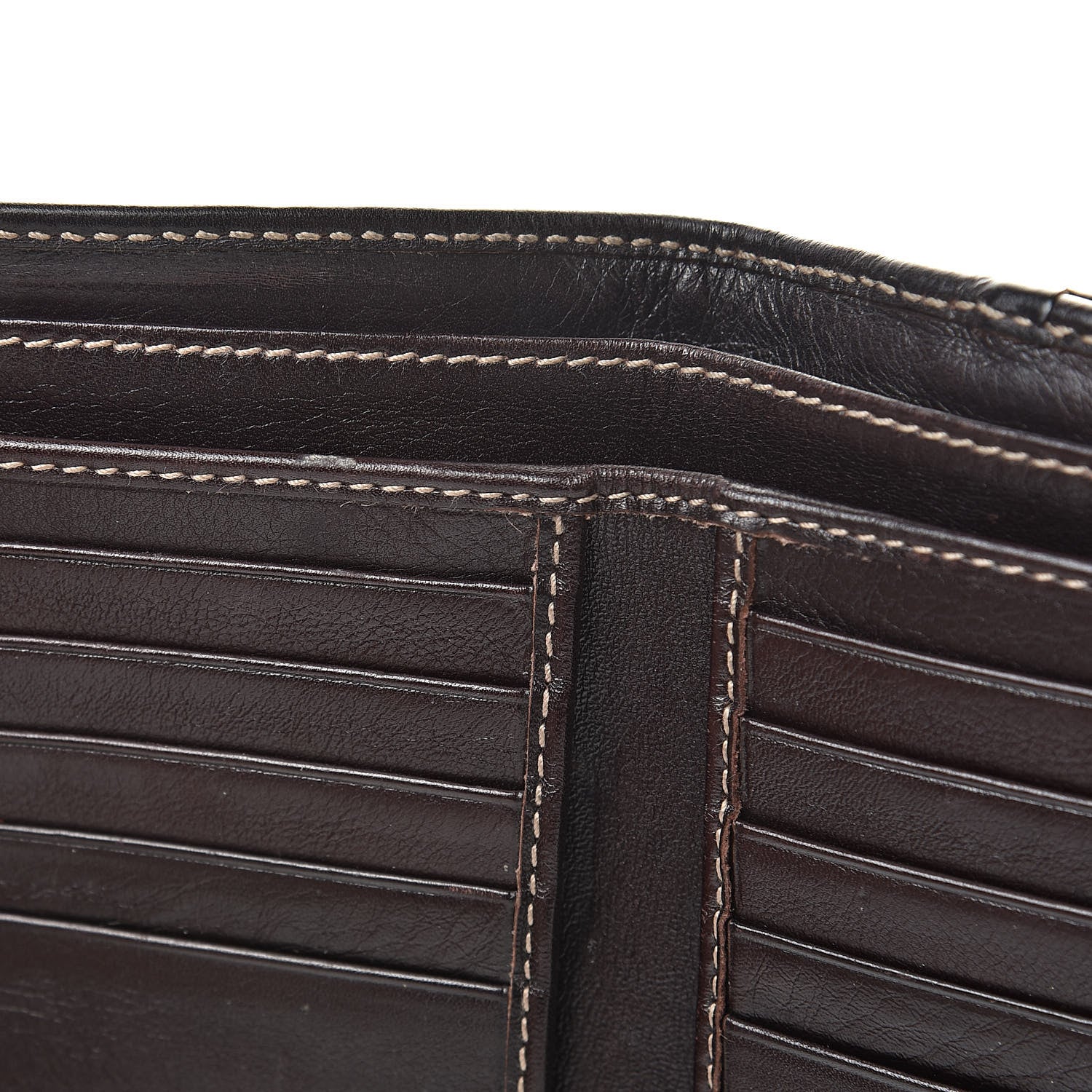 Gucci Calfskin Compact Britt Wallet Dark Brown 10 of 17