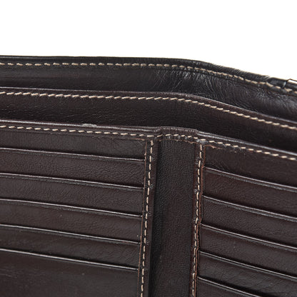 Gucci Calfskin Compact Britt Wallet Dark Brown 10 of 17