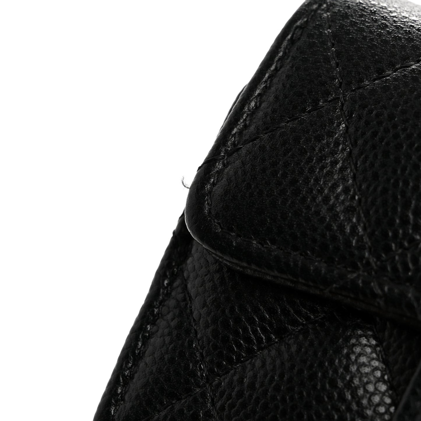 Caviar Quilted Classic 4 Key Holder Wallet Black