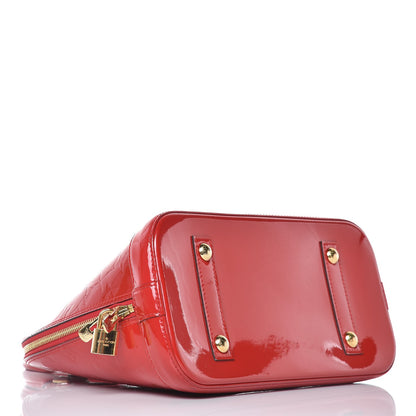 Louis Vuitton Vernis Alma PM Cherry 5 of 8