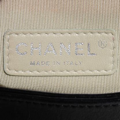 Chanel Washed Lambskin Mini Chain Around Messenger Black 6 of 7
