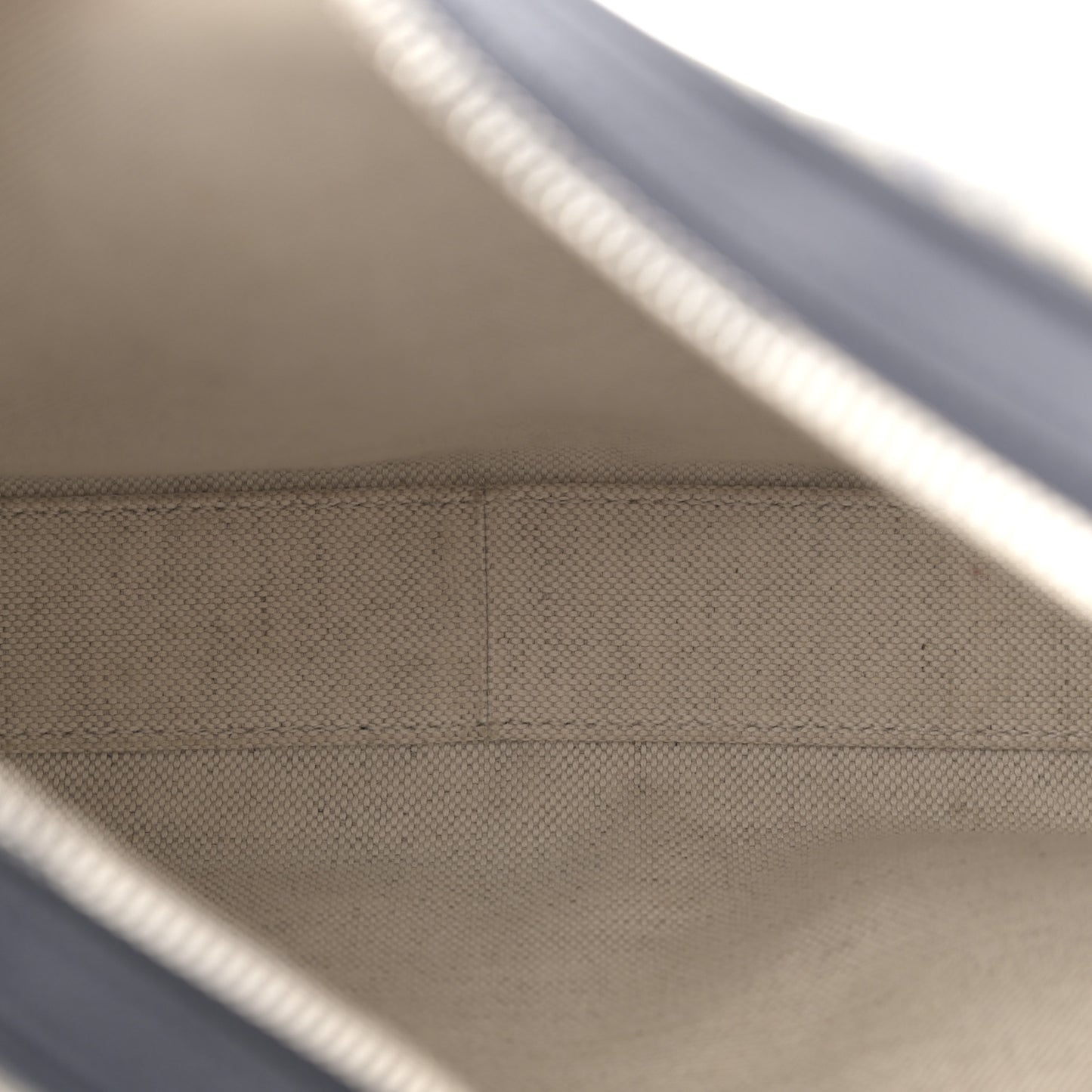 GG Supreme Monogram Textured Calfskin Web Large Attache Shoulder Bag Beige Blue