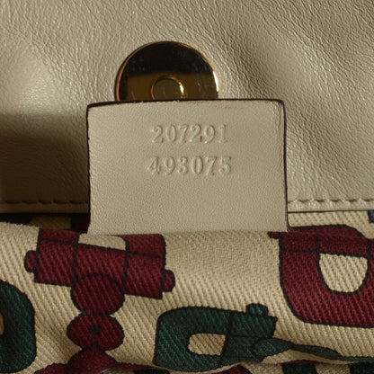 Gucci Guccissima Medium Babouska Shopping Tote Off White 7 of 7