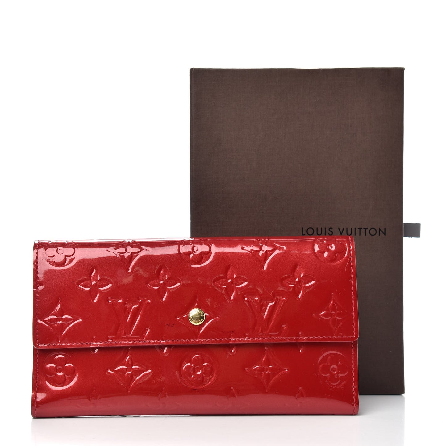 Vernis Porte Tresor International Wallet Pomme D'Amour