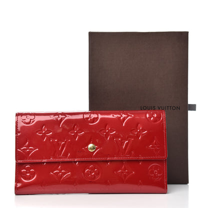 Louis Vuitton Vernis Porte Tresor International Wallet Pomme D'Amour 7 of 7