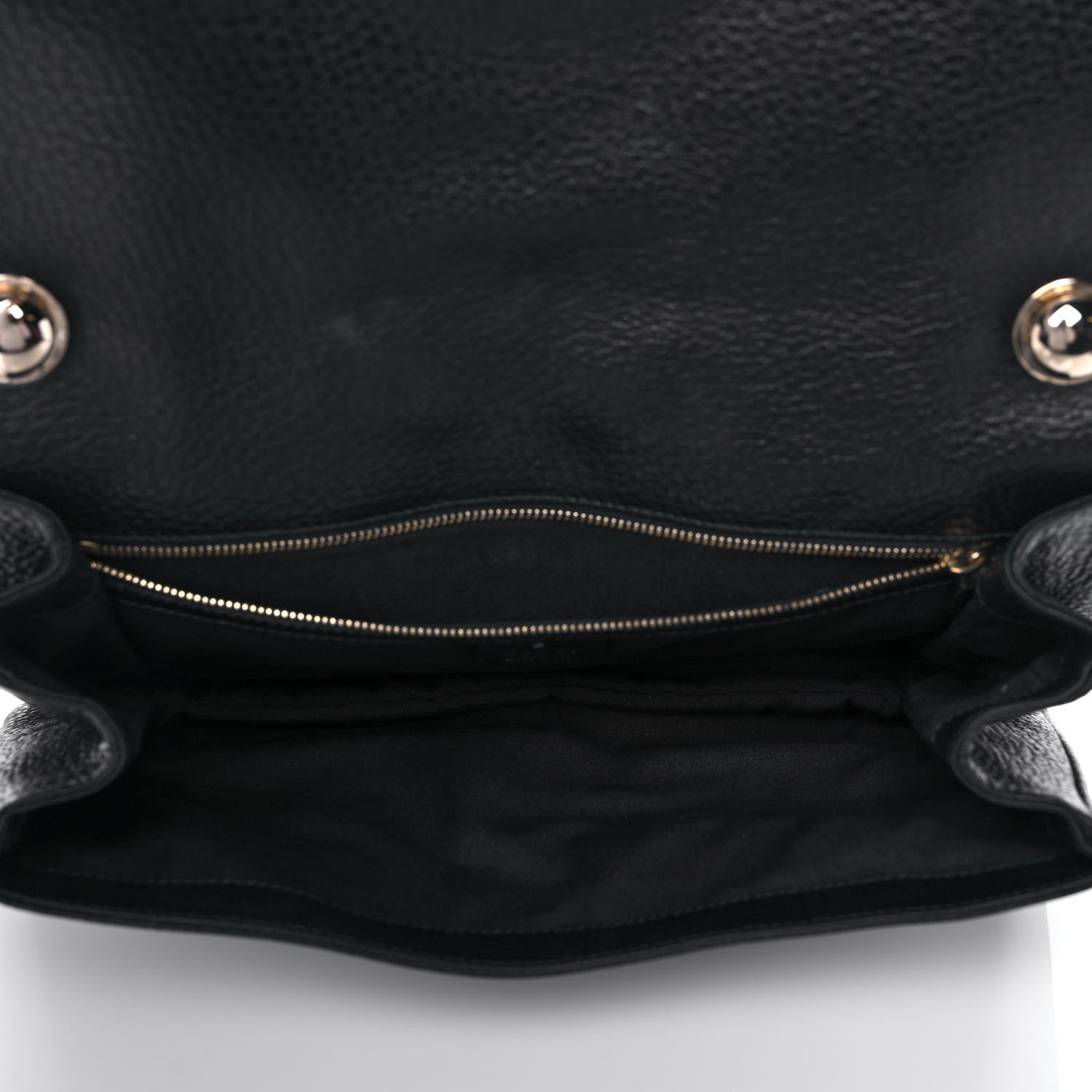 Gucci Pebbled Calfskin Web Blondie Hobo Black 5 of 12
