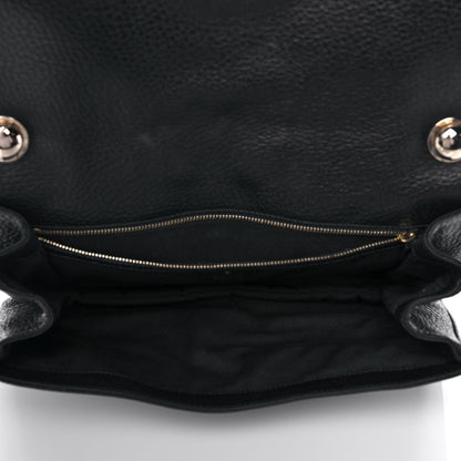 Gucci Pebbled Calfskin Web Blondie Hobo Black 5 of 12