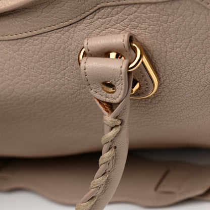 Balenciaga Chevre Gold Hardware Metallic Edge City Beige Praline 12 of 14