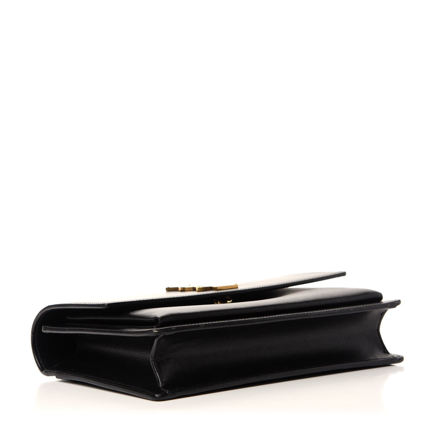 Saint Laurent Smooth Calfskin Medium Monogram Sunset Satchel Black 5 of 12