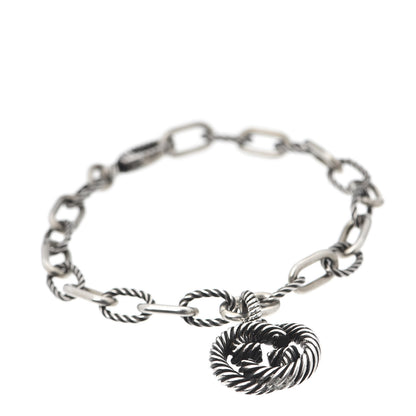 Gucci Sterling Silver Interlocking G Charm Bracelet 1 of 6
