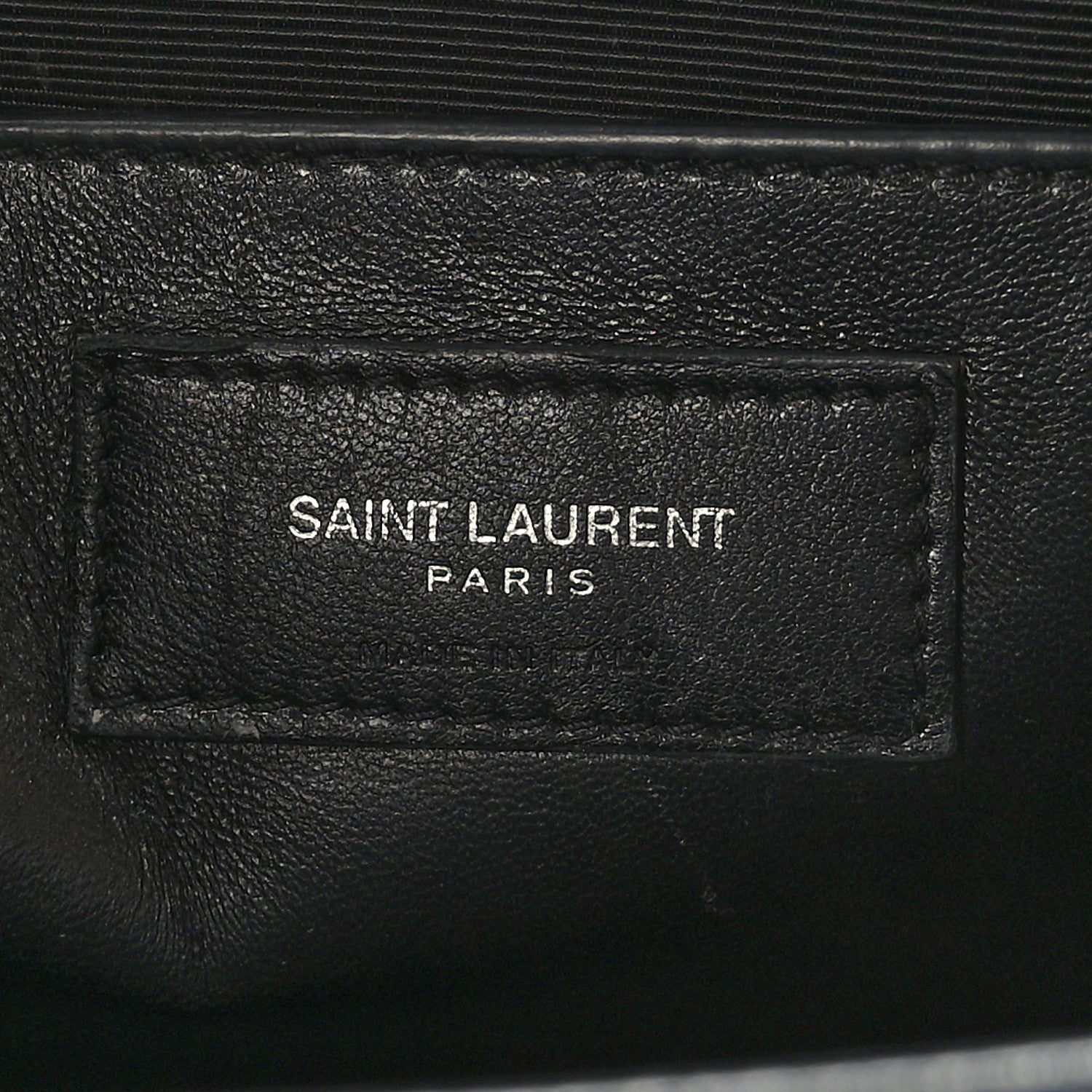 Saint Laurent Calfskin Medium Heart Bolts Monogram Kate Satchel Black 7 of 17